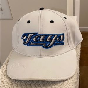 Vintage MLB Toronto Blue Jays White Baseball Hat 30th Season 1977-2006 Men’s S/M